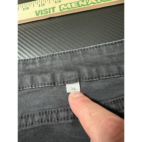 Ripton & Co Women’s Superlite Jeans Black Stretch Denim Size 36 Raw Hem - Picture 4 of 15